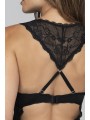 Christine - Crotchless Body Pixy - Black