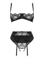 Christine - 3-pcs Open Bra Crotchless Slip Set Gush