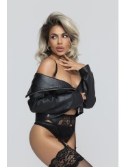 Christine - 3-pcs Open Bra Crotchless Slip Set Gush