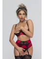 Christine - 3-pcs Open Bra Crotchless Slip Set Gush