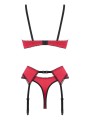 Christine - 3-pcs Open Bra Crotchless Slip Set Gush