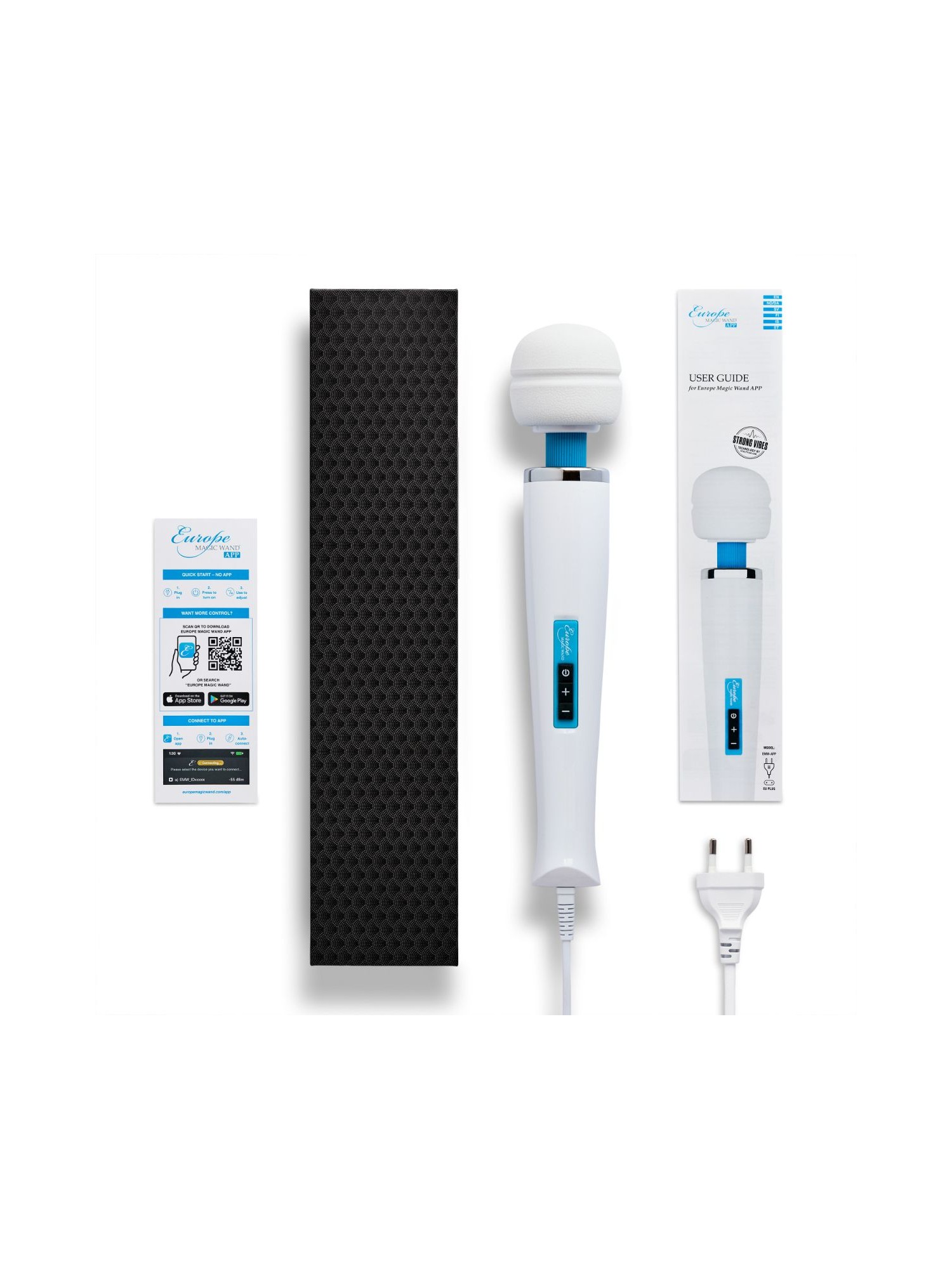 Europe Magic Wand - Body Massager APP Controlled - Wit