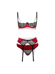 Christine - Bra-set 3 pc Gush - Red