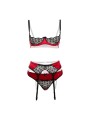 Christine - Bra-set 3 pc Gush - Red