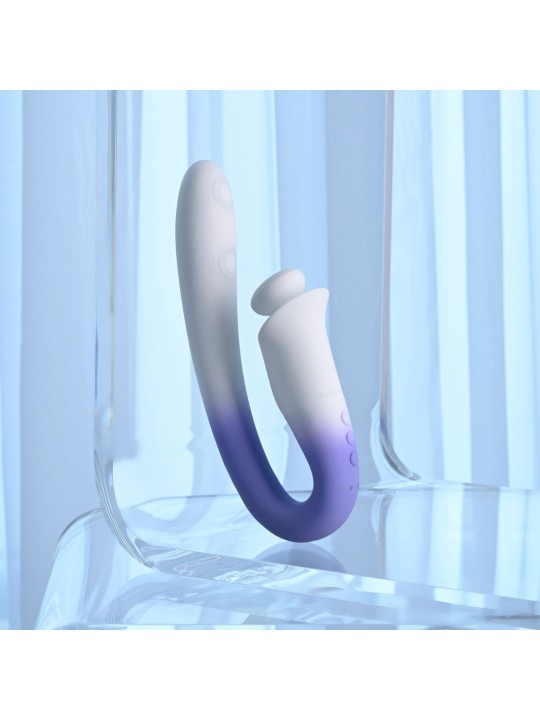 Evolved - Spring Loaded Multi Rabbit Vibrator - Paars