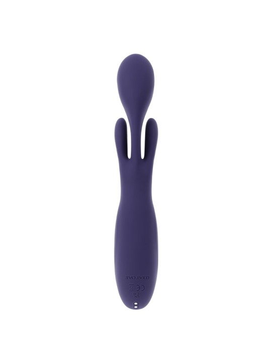 Evolved - Bow Down Rabbit Vibrator - Paars