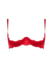 Christine - Kanten Kwart Cups BH Marzia - Rood