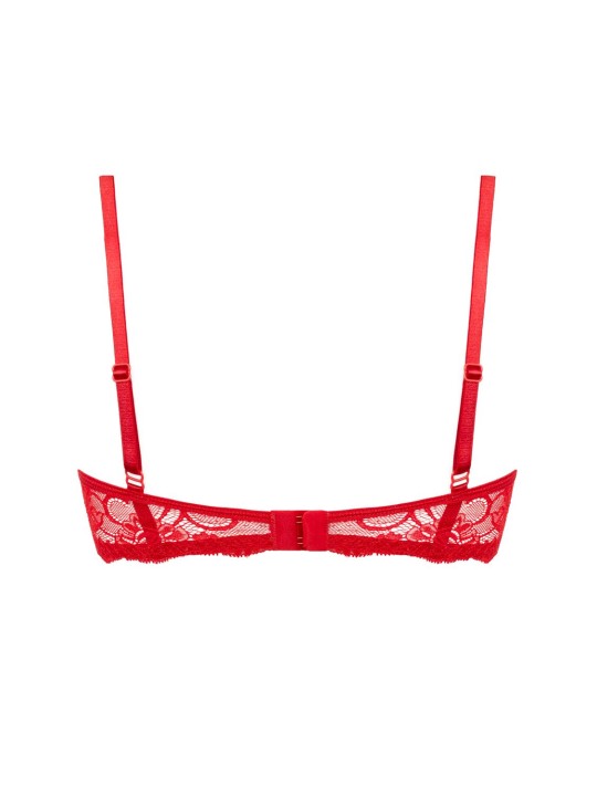 Christine - Kanten Kwart Cups BH Marzia - Rood