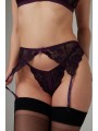 Christine - Axelle 3pc Set - Open Crotch & Cups Purple