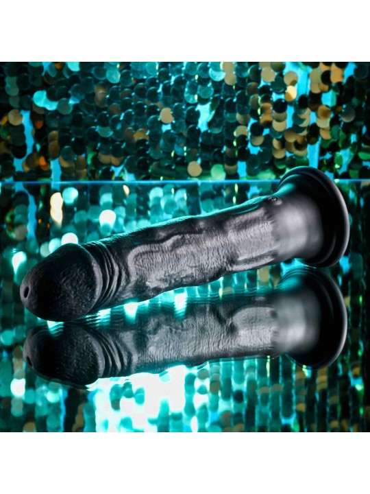 Evolved - Black Thunder Vibrating Dildo - 25 cm