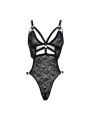 Christine - Exclusieve body met open kruis Giselle - Zwart