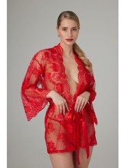 Christine - Kanten Kimono Graceful - Rood