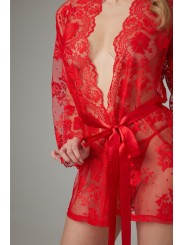 Christine - Kanten Kimono Graceful - Rood