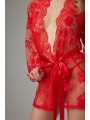 Christine - Kanten Kimono Graceful - Rood