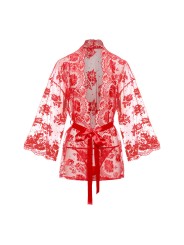 Christine - Kanten Kimono Graceful - Rood