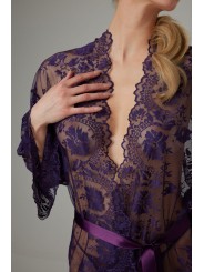 Christine - Kanten Kimono Graceful - Paars