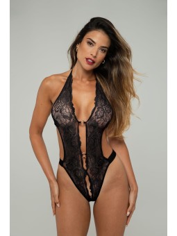 Christine - Open Crotch Body Basic Instinct - Black