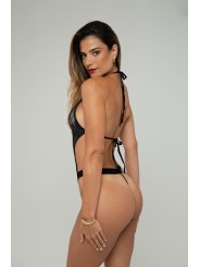 Christine - Open Crotch Body Basic Instinct - Black