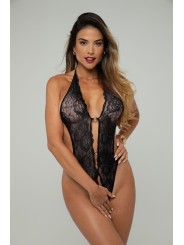 Christine - Open Crotch Body Basic Instinct - Black