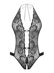 Christine - Open Crotch Body Basic Instinct - Black