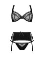 Christine - 3-delige Bh-set Marzia zwart