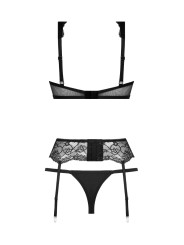 Christine - 3-delige Bh-set Marzia zwart