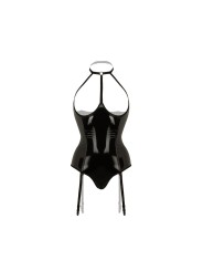 Christine - Bodysuit with Open Cups Dark Desire - Black