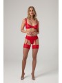 Christine - 3 piece bra set Marzia - red