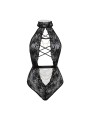 Christine - Exclusive Body with open crotch Blace - Black