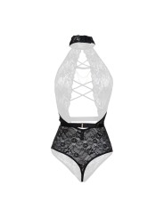 Christine - Exclusive Body with open crotch Blace - Black