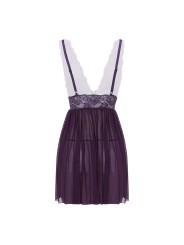 Christine - Babydoll & String Lieve - paars