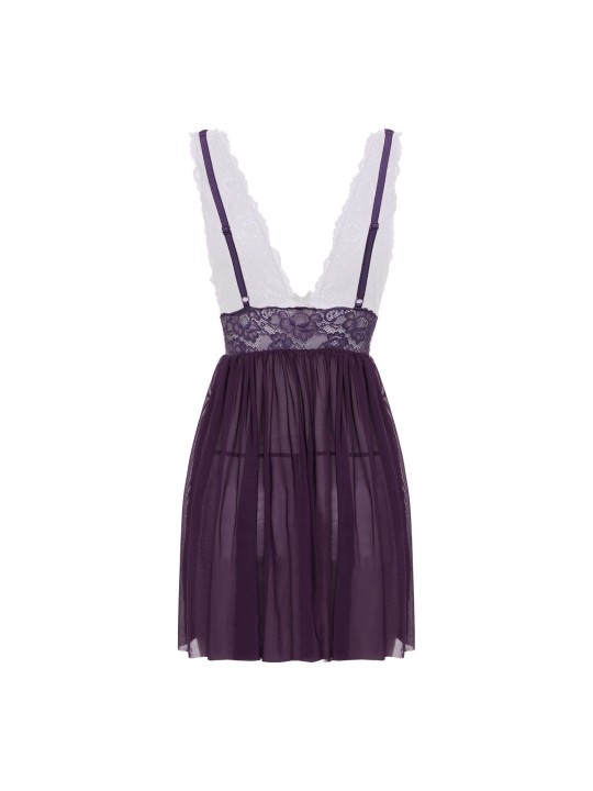 Christine - Babydoll & String Lieve - paars