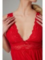 Christine - Babydoll & String Lieve - Rood