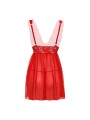 Christine - Babydoll & String Lieve - Rood