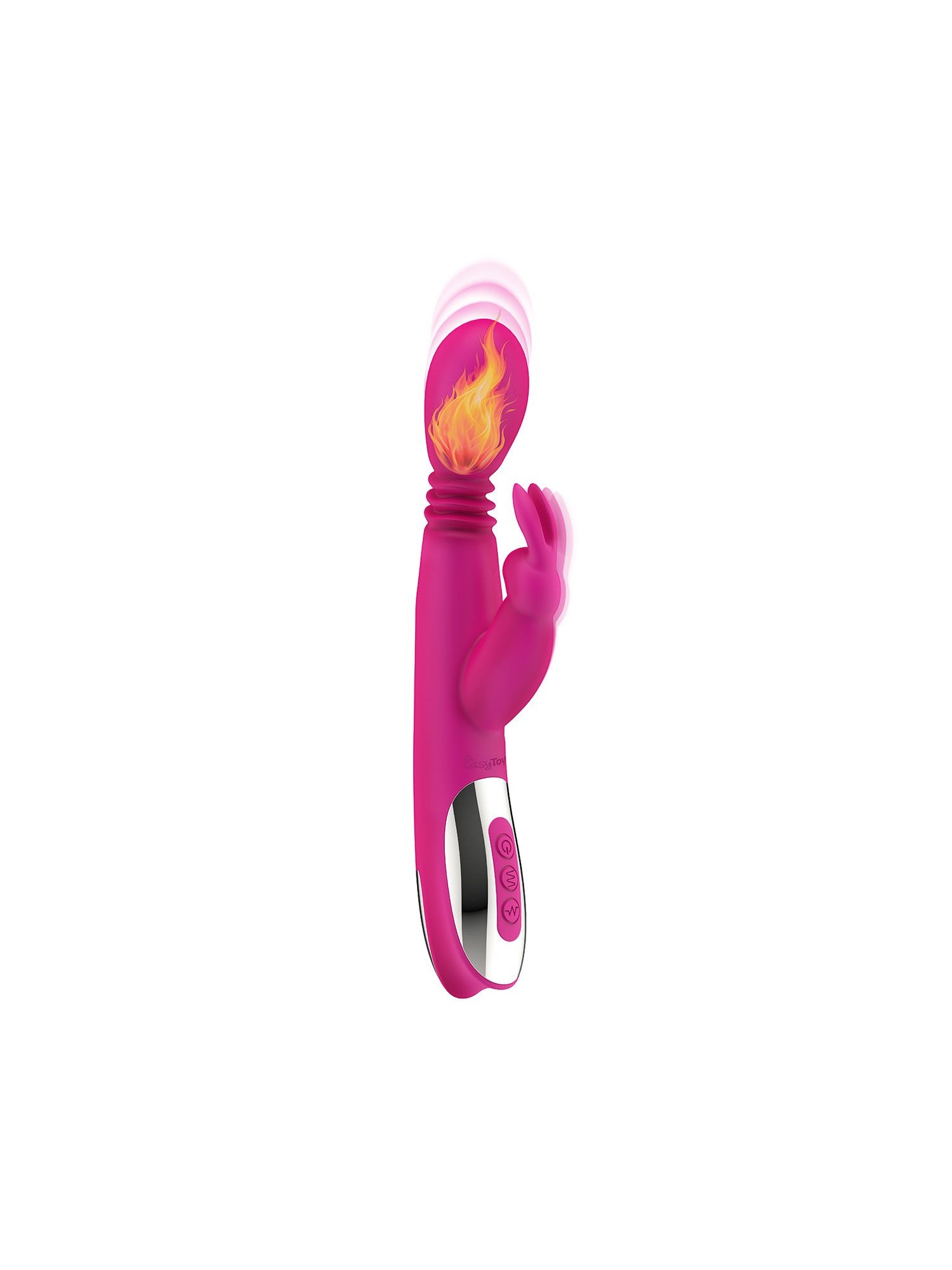 Easytoys Vibe - Stotende Vibrator Met Verwarmingsfunctie - Roze