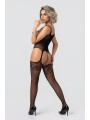 Christine - Lace and Fishnet Seduction Bodystocking