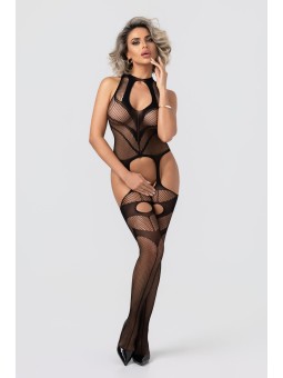 Christine - After Dark Visnet Jarretel Catsuit