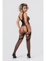 Christine - After Dark Visnet Jarretel Catsuit