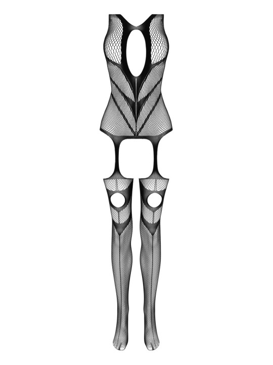 Christine - After Dark Visnet Jarretel Catsuit