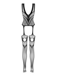 Christine - After Dark Visnet Jarretel Catsuit