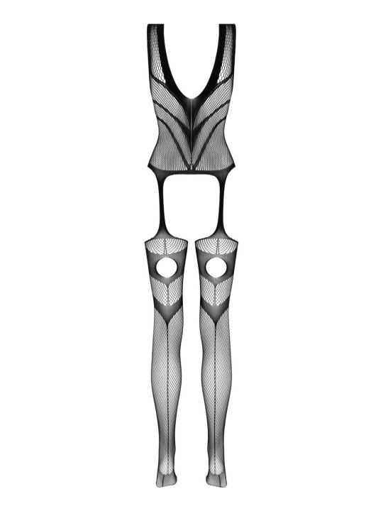 Christine - After Dark Visnet Jarretel Catsuit