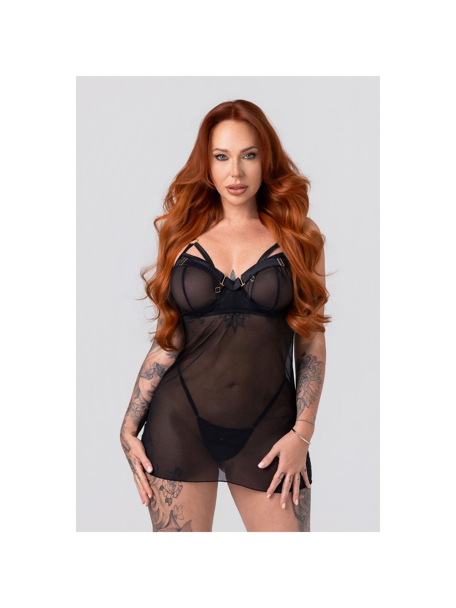 Christine - Obsession Sheer Mesh Babydoll