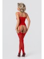 Christine - Open Kruis Jarretel Design Catsuit