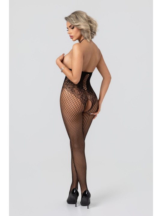 Christine - Open Cup Fishnet Bodystocking