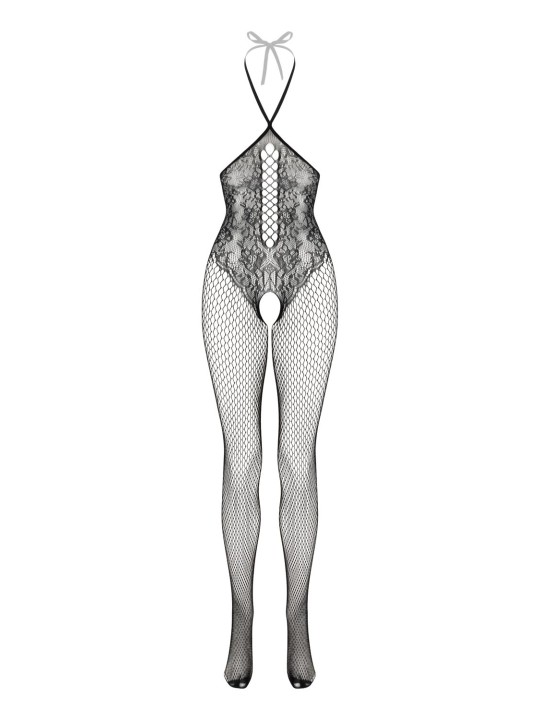 Christine - Open Cup Fishnet Bodystocking