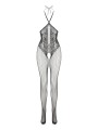 Christine - Open Cup Fishnet Bodystocking