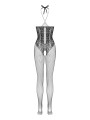 Christine - Open Cup Fishnet Bodystocking