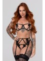 Christine - Kinky 3-Piece Harness Suspender Set Fiercy