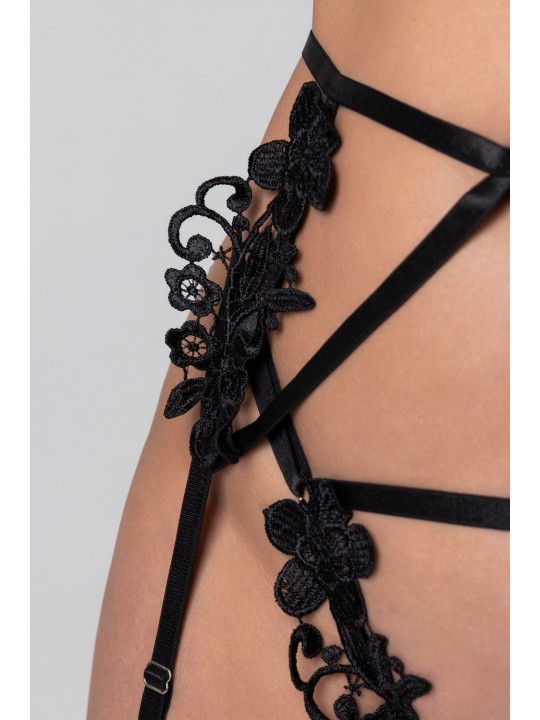 Christine - Kinky 3-Piece Harness Suspender Set Fiercy