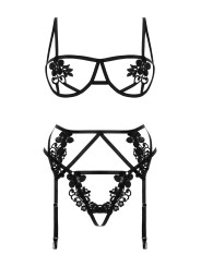 Christine - Kinky 3-Piece Harness Suspender Set Fiercy